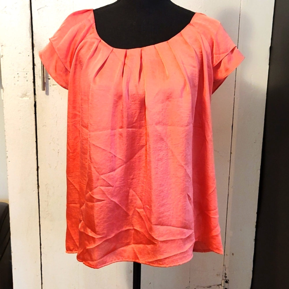 Dress Barn silky pleated top